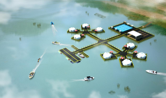 海上休闲垂钓平台+漂浮屋,开启未来的蓝色休闲 海上休闲垂钓平台+漂浮屋,开启未来的蓝色休闲