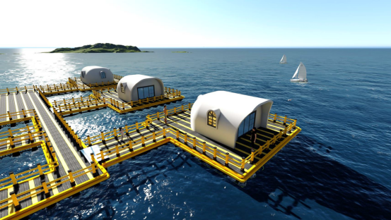 海上休闲垂钓平台+漂浮屋,开启未来的蓝色休闲 海上休闲垂钓平台+漂浮屋,开启未来的蓝色休闲